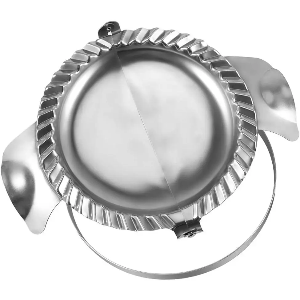 Extra Large Empanada Maker - 7 inch Seal with Dough  Circle, Stainless Steel Press, Pastry Tools, Pocket Pie Maker