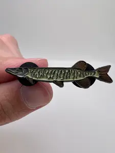 Tiger Muskie  - Fish Pin with Gift Box