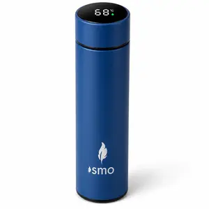 ISMO Smart Temperature Flask – (Blue) LED Display Thermal Bottle  Drinkware Stainless Steel Stylish Aesthetic Insulation