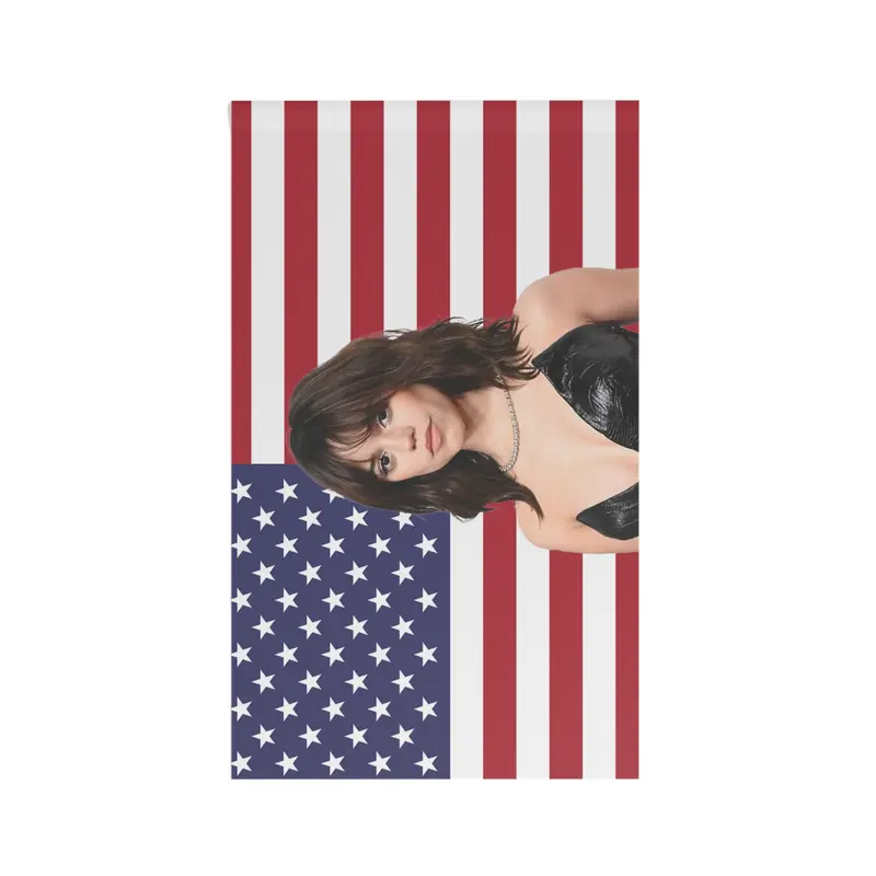 Jenna Ortega Print Nylon Tapestry - 40in x 60in Traditional Geometric Home Wall Decor, Fan-Focused Bag-Inspired City Ceremony Accent for Home Supplies