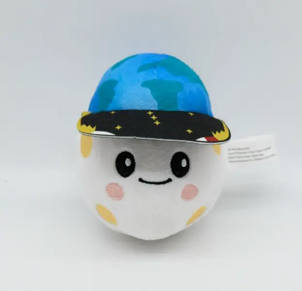Moon Mission Pillow Plush, Cute Space Explorer Merch Pillow, Collectible Rise Room Decor for Fans