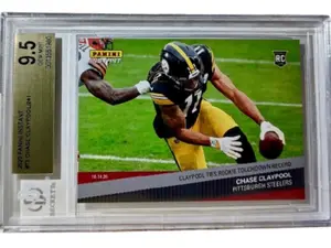 Chase Claypool 2020 Panini NFL #73 Rookie 1 of 241 BGS 9.5 Gem Mint Steelers