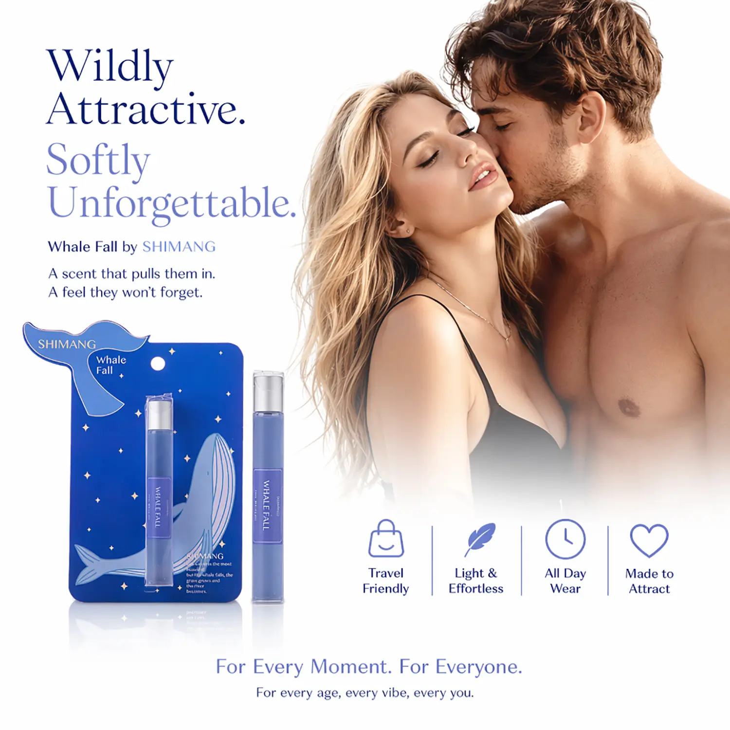 Women's Pheromone Perfume | With Pheromone Formula, Long Lasting, Floral Fruity Woody Scent | Designed for Her - Make Him Addicted & Share a Wild, Wonderful Night | Perfect Sweetest Day & New Year's Day Gift Set for Her 15ml/0.5fl.oz