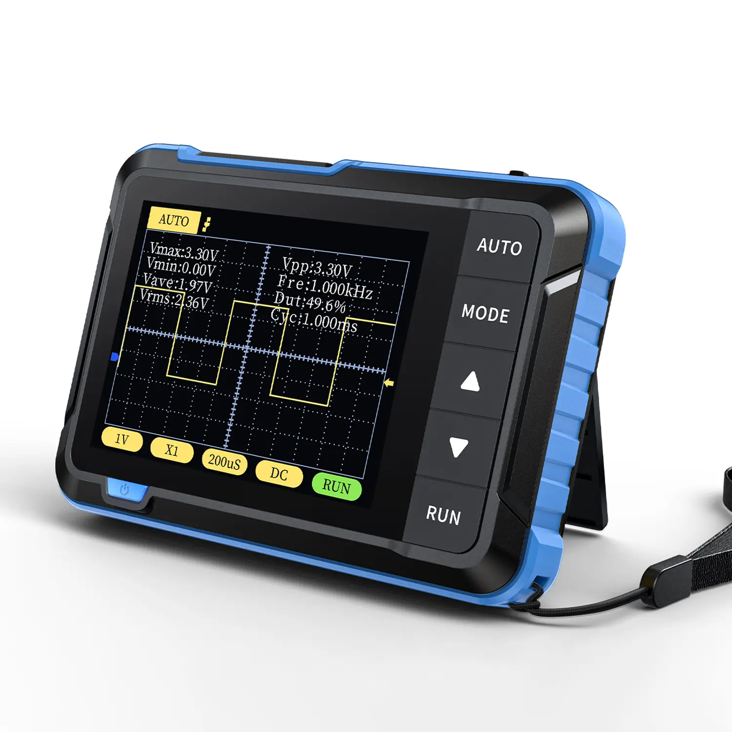 FNIRSI DSO-152 Pocket Oscilloscope for Car Audio Gain, Clipping Check & DIY Learning