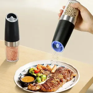 Electric Pepper Grinding Machine, 1 Box Batteries Required Automatic Pepper Mill, Household Kitchen Seasoning Utensils for Home Dining Room Barbecue