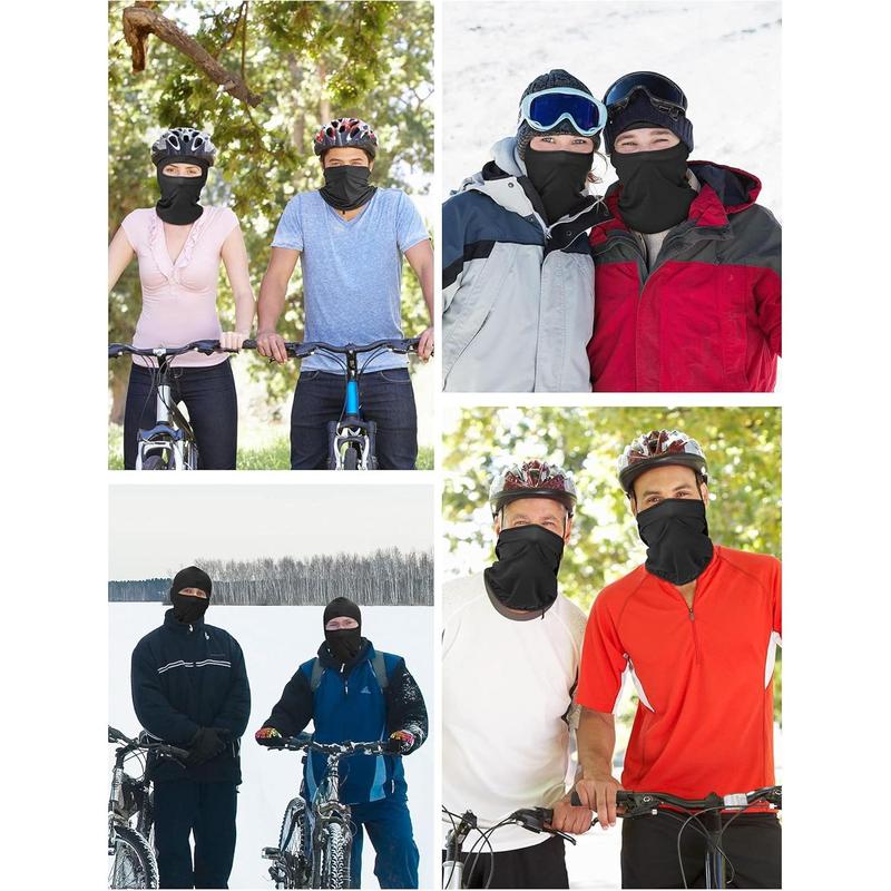 9/8/6 Piece Ski Mask Set - Balaclava Full Face Gaiter Masks for Men,Black,Muti-Color Breathable Hoods for Outdoor Sports Use,Hand Tools Kits