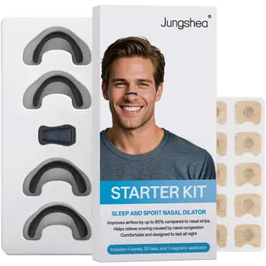 Anti Snoring Magnetic Nose Strips Set – Soft Comfortable Nasal Breathing Aid with Easy Airflow Support, Lightweight Nose Clip for Home, Exercise, Relaxation, Travel & Outdoor Activities