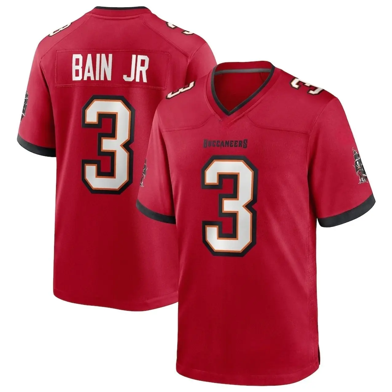 Unisex Football inspired by Tampa Bay Bain Jr. 3 2026 Draft First Round Pick No. 15 Team Game Jersey - Red