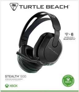 XBox Turtle Beach Stealth 500 Wireless Gaming Headset for Xbox Series X/S, Xbox One, PC, Switch & Mobile, Bluetooth - Black  [GAMES ACCESSORIES]