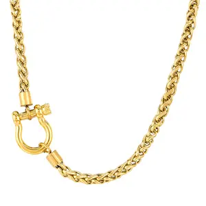 Unisex keel fashion horseshoe buckle bracelet simple jewelry unisex