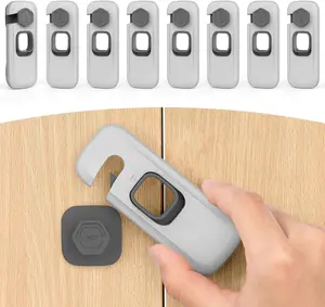 8 Pack Cabinet Locks  Proofing, Multi-Purpose  Proof Cabinet Locks with  Adhesive, Safety  Locks for Cabinets,  Safety Locks for Cabinets, Kitchen  Cabinet Locks