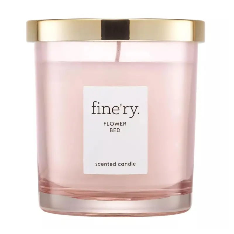fine'ry. Flower Bed Candle