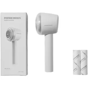 2-in-1 Electric Lint Remover & Fabric  | Sweater Defuzzer with 3 Speeds, 6 Stainless Steel , and Built-in Lint Roller | USB-C Rechargeable for Clothes, Furniture, and
