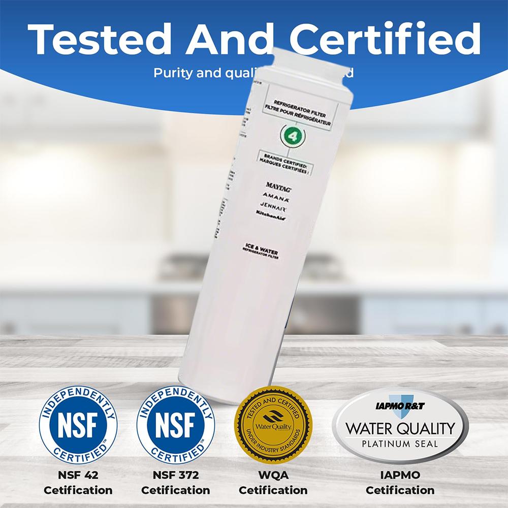 UKF8001 Refrigerator Water Filter Replacement, EDR4RXD1, Everydrop Filter 4, UKF8001AXX-750, UKF8001AXX-200, Maytag UKF8001, Whirlpool EDR4RXD1, 4396395, Kenmore 9084, 9006
