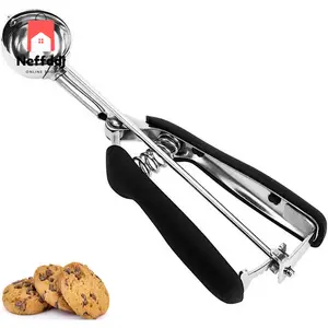 Cookie Scoop, 18/8 Stainless Steel Cookie Scooper, Cookie Scoops for Baking, 1 Tbsp/ 15 Ml / 0.5 Oz Cookie Dough Scoop, Ice Cream Scooper with Trigger Release, Cookie Scooper for Baking No Brand