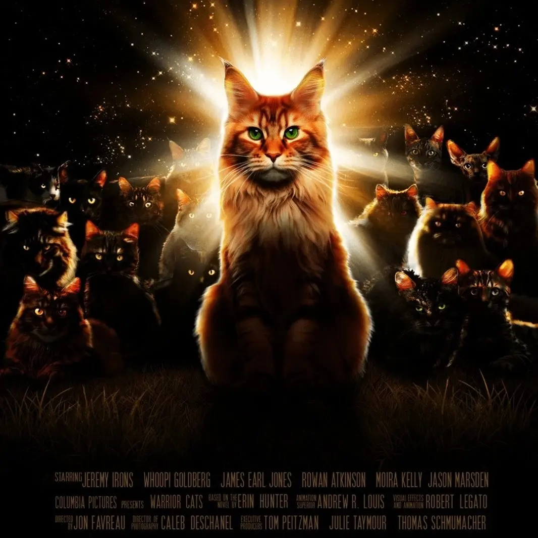 NEW Warrior Cats movie poster