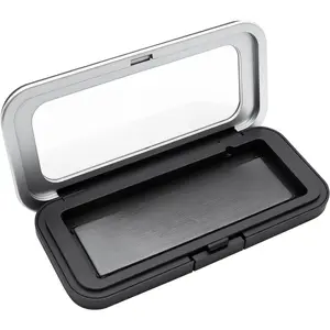 Portable Magnetic Needle Holder Case with Clear Lid, Strong Magnet Sewing Needle Case for Sewing Quilting Crafts Supplies Paper Clips