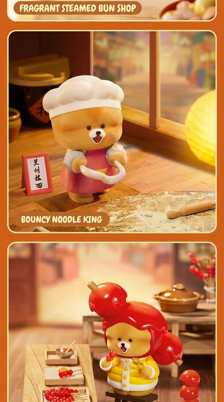 MINISO Mochi “Pop Pop” scented snack stall series blind box—figurine ornament, gift, trendy collectible, new cute figure; ideal for gifting and personal collection.