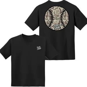 Camo Baseball Baller Lifestyle Youth and Adult T-Shirt, 2-sided Design, Baseball Shirt, Youth Shirt, Youth Clothes, Trending Kids Shirt, Youth Outdoor Clothing, Back to School Shirt, Gift for Boys and Girl..