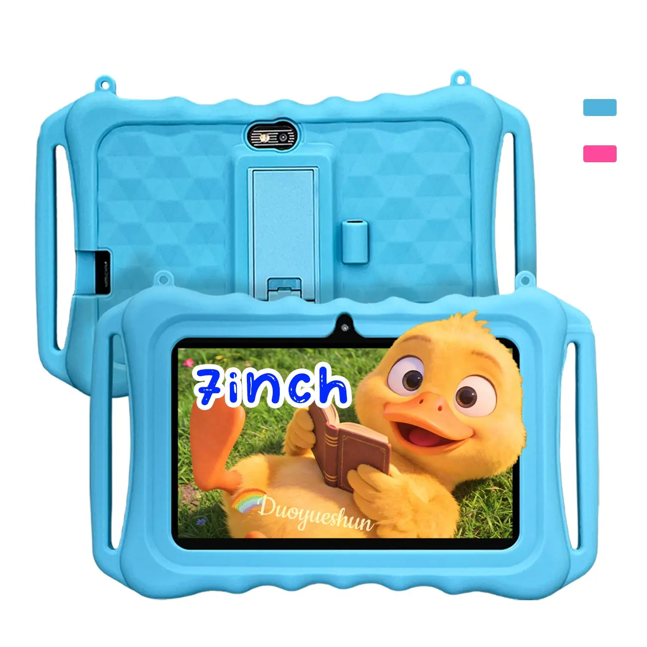 Happy Gift 7-Inch Kids Learning Portable Tablet | 5G Wi-Fi + 32GB Storage | Parent Remote Control App + Learning Progress Tracking | Shockproof Case, Protection & 5 Colors | Educational & Fun Gift for Christmas/Birthday