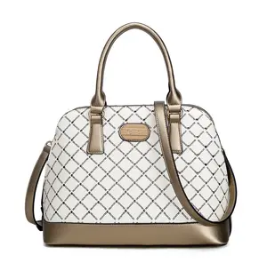 Ruby Romance Crystal Stud Top Handle Bag