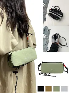 Women's Lightweight Crossbody Bag, Ultra-Thin Commuter Shoulder Bag, Casual Nylon Handbag for Daily Use, Travel, Cycling, Sports