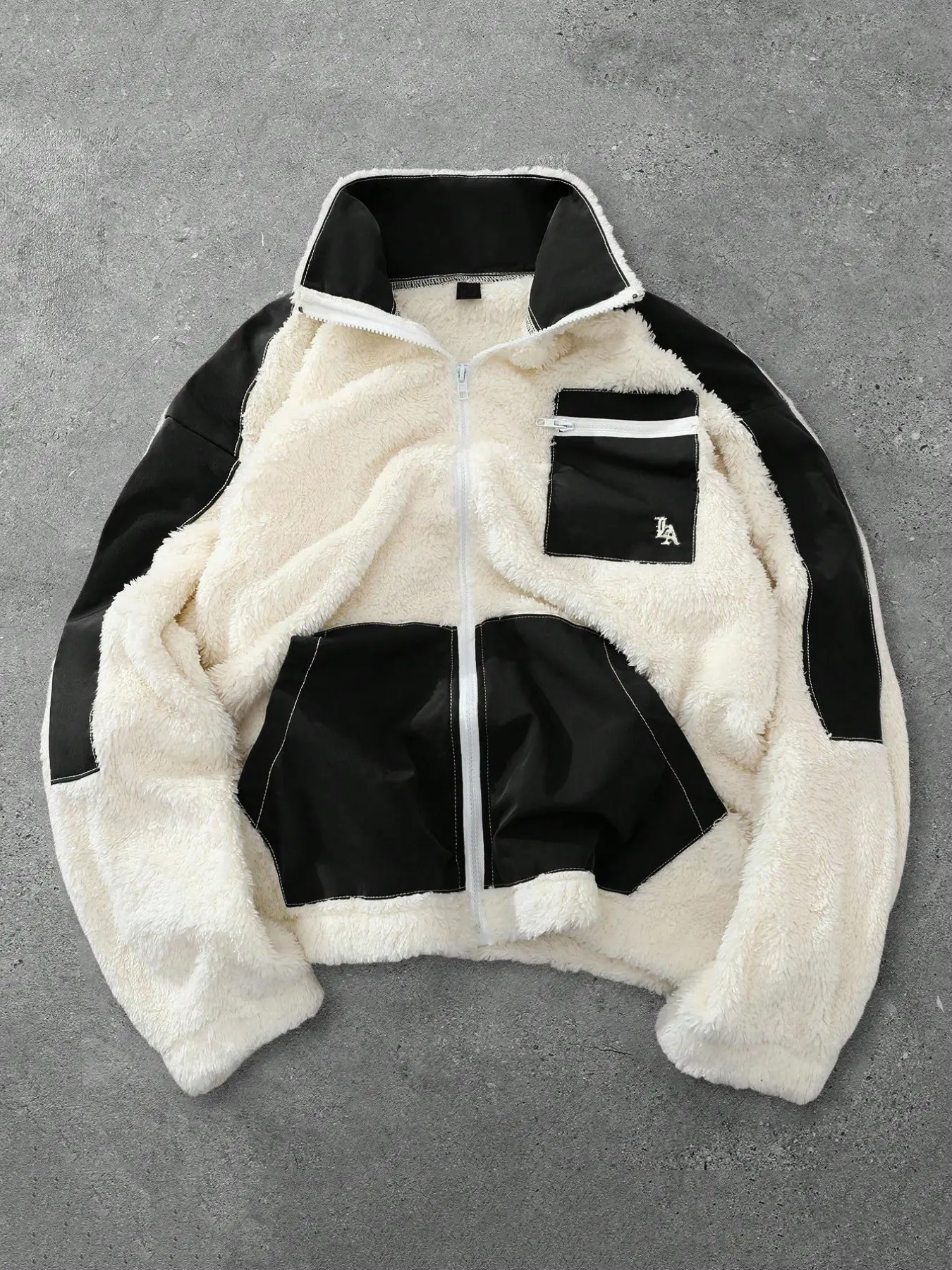 This men's casual fleece jacket, Casual Comfy Jacket, Casual zipper coat, is made from warm and comfortable fabric, features practical pockets and a zipper closure, perfect for everyday casual wear