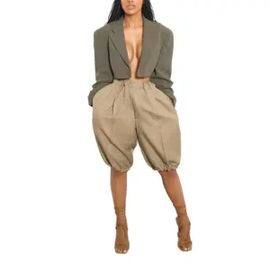 Women's Loose Casual Pockets High Street Fashion Trousers 2025