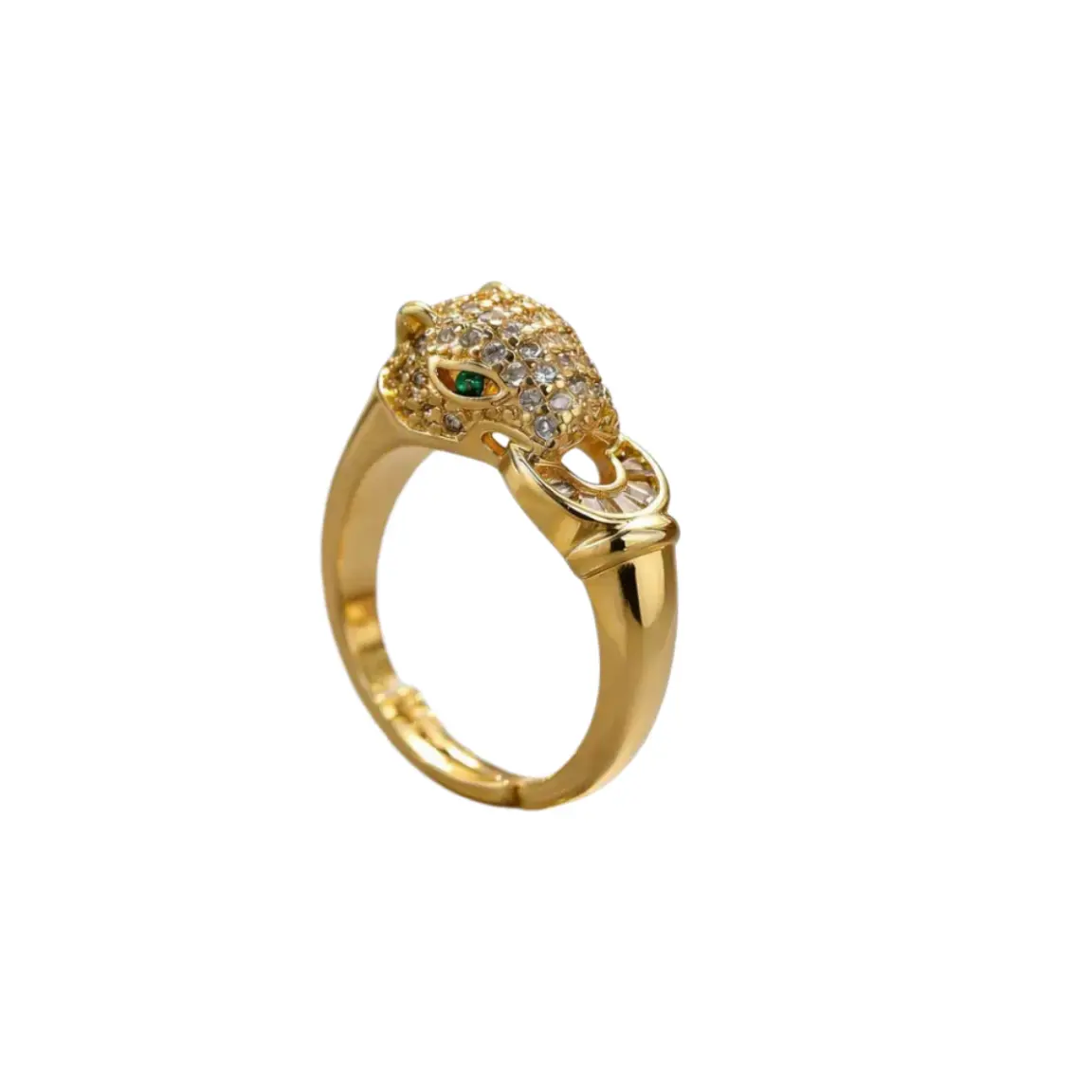 Wild Style | Adjustable Leopard Ring | Luxury Accessory Leopard Design Fashion Jewelry