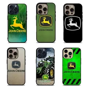 John Deere Phone Case, Unique Tractor Design, Tough Cover For iPhone 17 16 15 14 13 12 11 Plus Pro Max, Compatible with Samsung S25 S24 S23 S22 S21 Plus Ultra