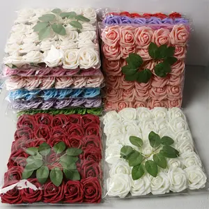 30 Artificial Foam Roses for DIY Wedding Decorations, Perfect As a Valentine'S Gift Or Bridal Bouquet.