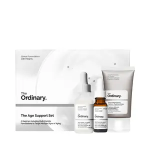 The Ordinary Age Support Set - 3-Step Anti-Aging Skin Regimen with Multi-Peptide + HA, Multi-Peptide Eye Serum, and Natural Moisturizing Factors + PhytoCeramides | Skincare Set The Ordinary Age Support Set - 3-Step Anti-Aging Skin Regimen with Multi-Peptide + HA, Multi-Peptide Eye Serum, and Natural Moisturizing Factors + PhytoCeramides | Skincare Set