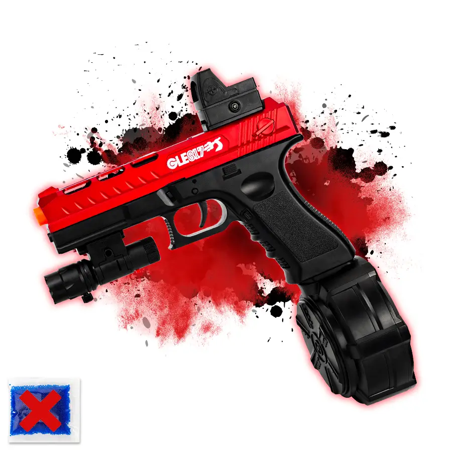 riginal Supersized Gel Blaster - Splat Ball Gun 50+ Foot Range -Semi, Full-Auto - Outdoor Games & Toys - Ages 14+