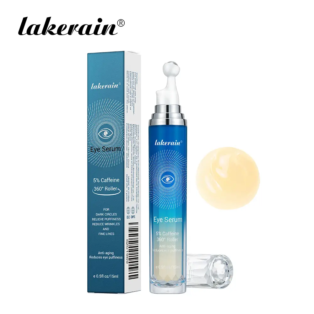 LAKERAIN Eye Cream for Dark Circles: Under Eye Cream Morning Skincare - Daily Eye Serum for Eyelids Puffiness, Under Eye Roller Cream for Dark Circles