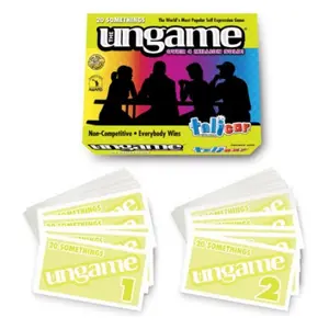 POCKET UNGAME 20 Somethings Version Non-Competitive Card Game to Discuss, Share Values & self Express