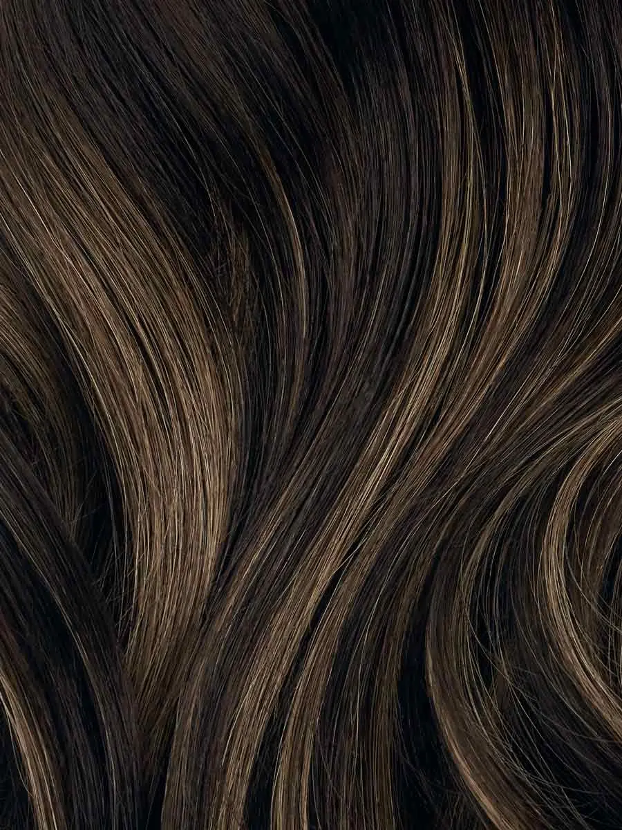 16" Seamless Mocha Bronde Balayage Clip-Ins (160g)