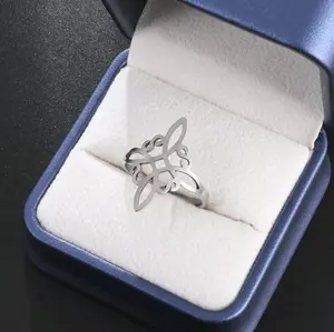 witch knot ring anillo de nudo de bruja