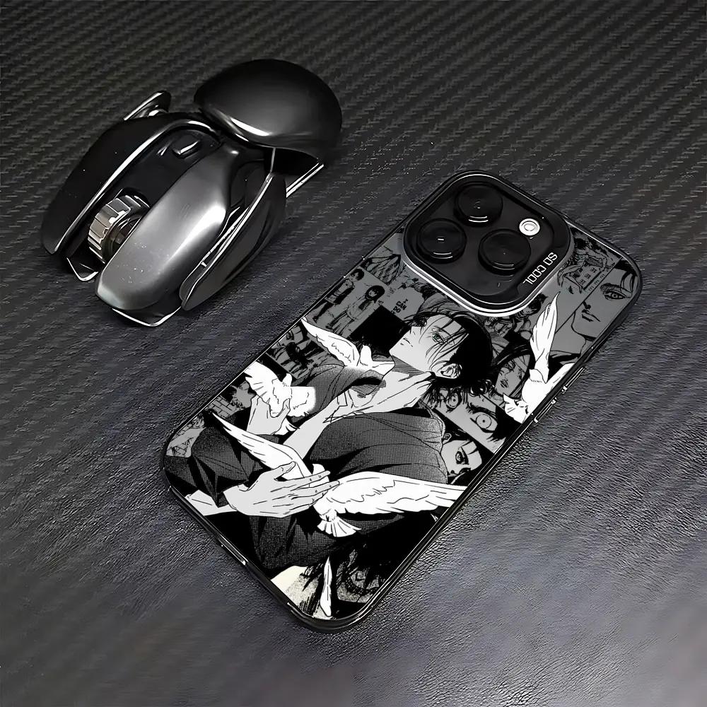 Colorful Attack On Titan Animal Comics Protective Smartphone Case - TPU Candy Matte Shockproof Back Cover with Resistance for iPhone 17,16,15,14,13,12,11,Air,Pro,Max,Plus Cellphone Accessories