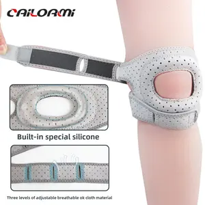 Patellaband Judkins Knee Pads Sports Silicone Patella Belt Pressurized  Running Mountaineering Breathable Basketball  Fitness Athletic Adjustable Ok Cloth Material Comfort Support