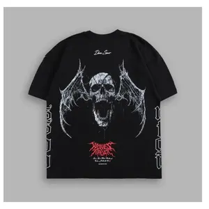 Darc Wings "Side By Side" Premium Tee in Black Short Sleeve  Soft Everyday Wear Oversize