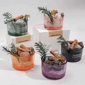 Crystal Diffuser Stone Essential Oil Diffuser No Flame Scented Stone Home Aromatherapy Decor for Living Room Bedroom Office