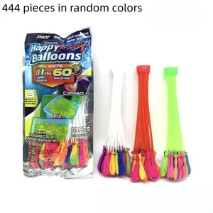 Colorful Water Balloon, 444pcs/set Mixed Color Water Balloon, Party Balloon, Swimming Pool Party Supplies, Party Favors for Birthday Wedding