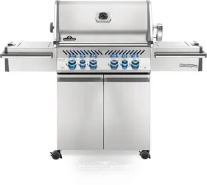 Patio Elegance Grill Prestige PRO 500 RSIB Gas Grill with Infrared Side and Rear Burners