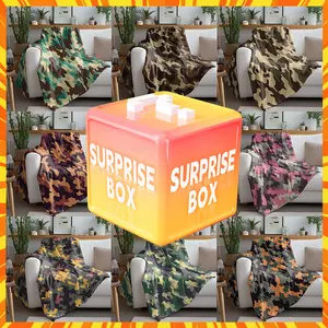 Surprise Classic Hunting Camo Blankets | Premium Flannel|Rustic Outdoor Vibe|Warm All Weather Throw|Couch Bed Dorm Blanket|Durable Comfort|Ideal Camo Lover Gift