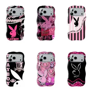Playboy Phone Case — Stylish Protective Cover Featuring the Iconic Rabbit Head Logo; Compatible with iPhone 11–17 Pro Max/Plus Series and Samsung Galaxy S23– Series; Slim, Drop-Resistant Protection