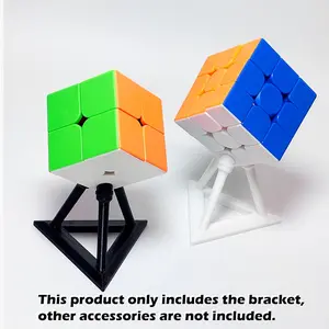 1pc, cube stand, cube display base, home display item, suitable for 2X2, 3X3, 4X4, 5X5 cubes, suitable for display in living room, bedroom, and office, it is an ideal gift for cube enthusiasts