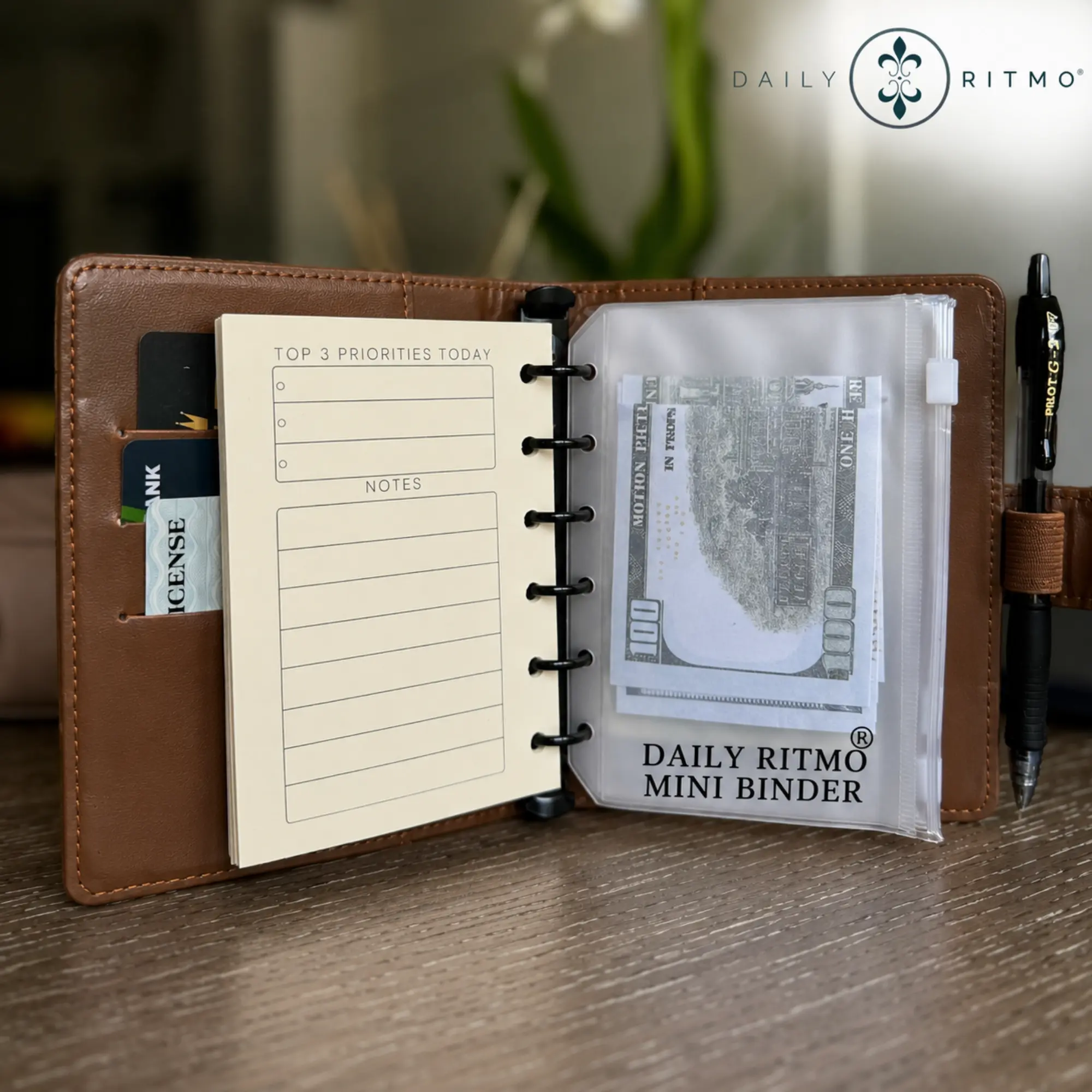 DAILY RITMO Mini Checkered A7 Wallet detail 7