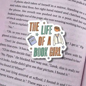 Life of a Book Girl Sticker Bookish Cozy