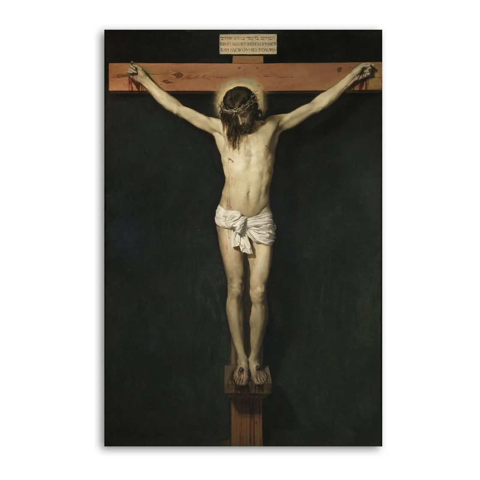 Crucifixion Jesus Christ Decor Poster, Jesus Shepherd Easter Poster Home Decor