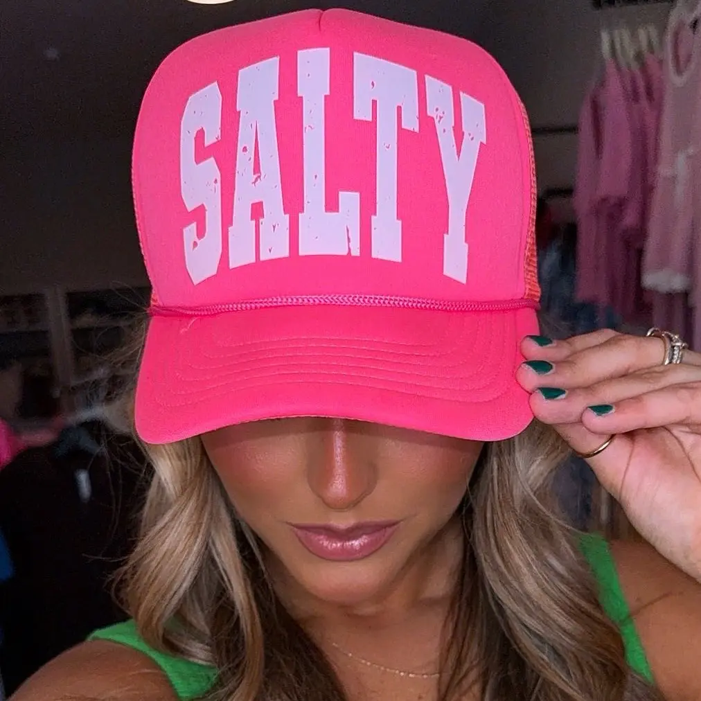 Salty Trucker Hat, Summer Trucker Hat, Salty Hat